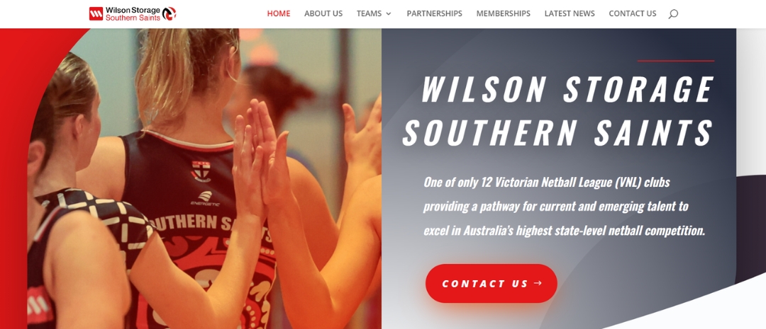 southern saints vnl club website development project
