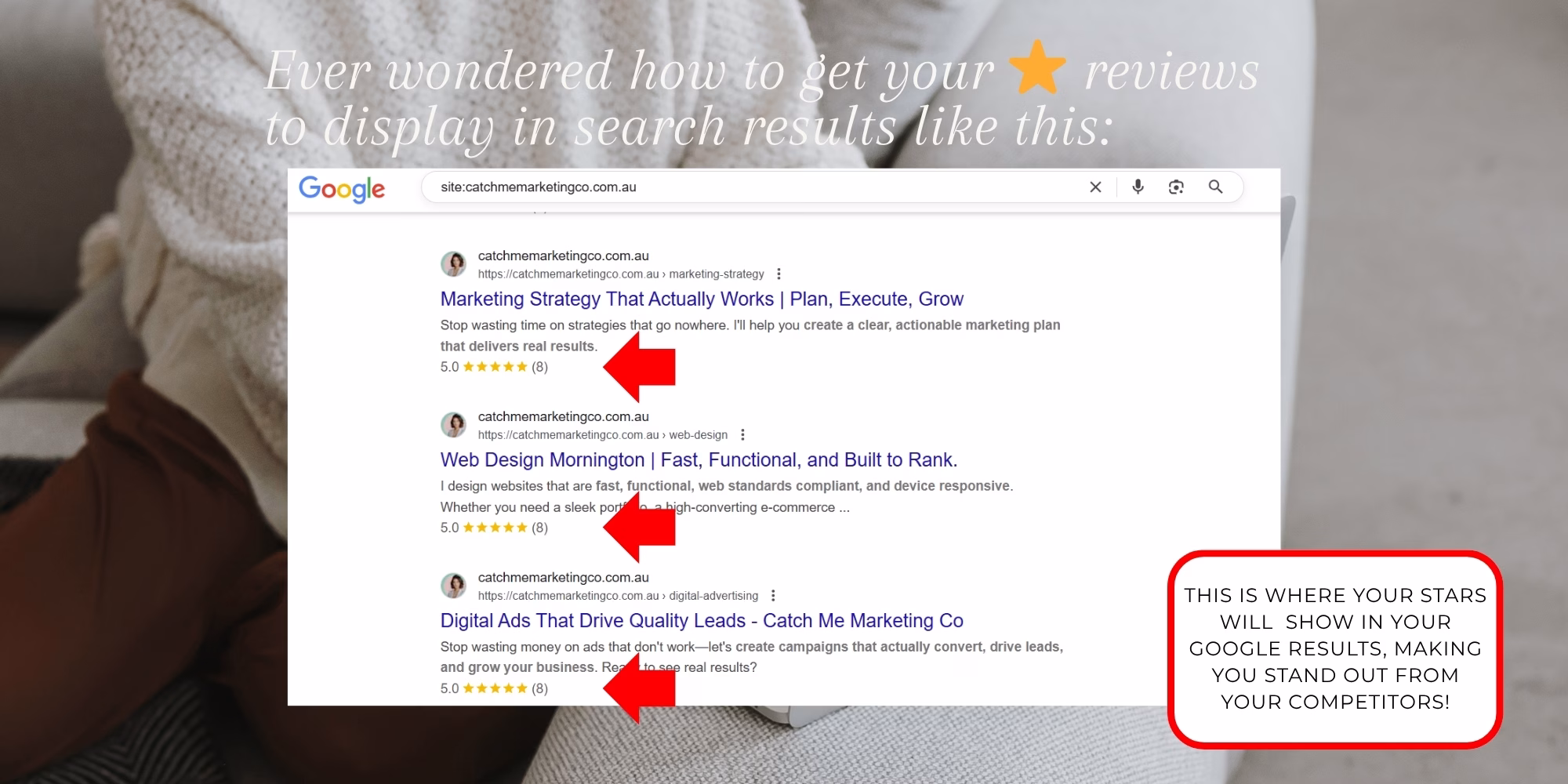 SEO schema displayed in search engine results to improve visibility